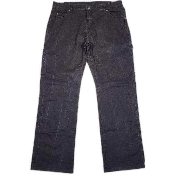Dickies Workwear Carpenter Utility Black Pants Jeans Men's Size 36 x 32 - Picture 1 of 10